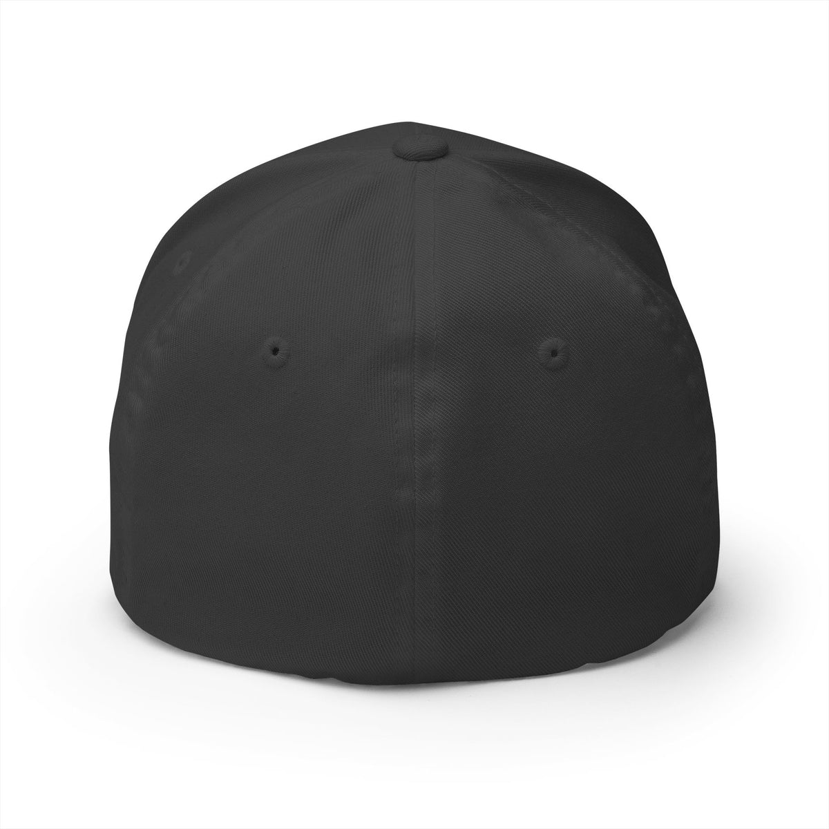 MCM Fitted Cap in dark grey, closed stretch back