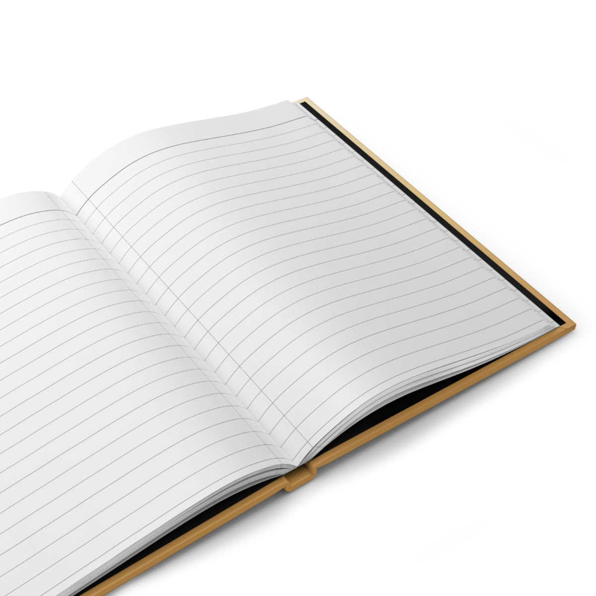 MCM Gratitude Journal open to its lined pages