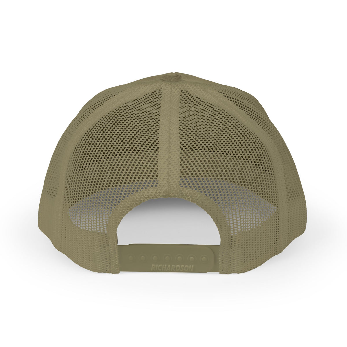 MCM Trucker Cap in loden, mesh back with snapback closure
