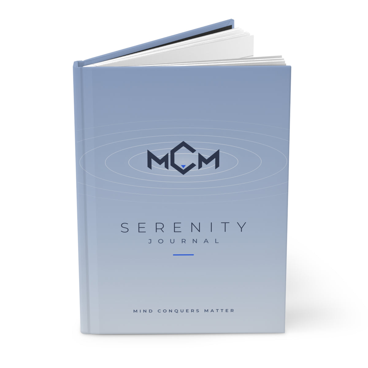 MCM Serenity Journal hardcover, angled view