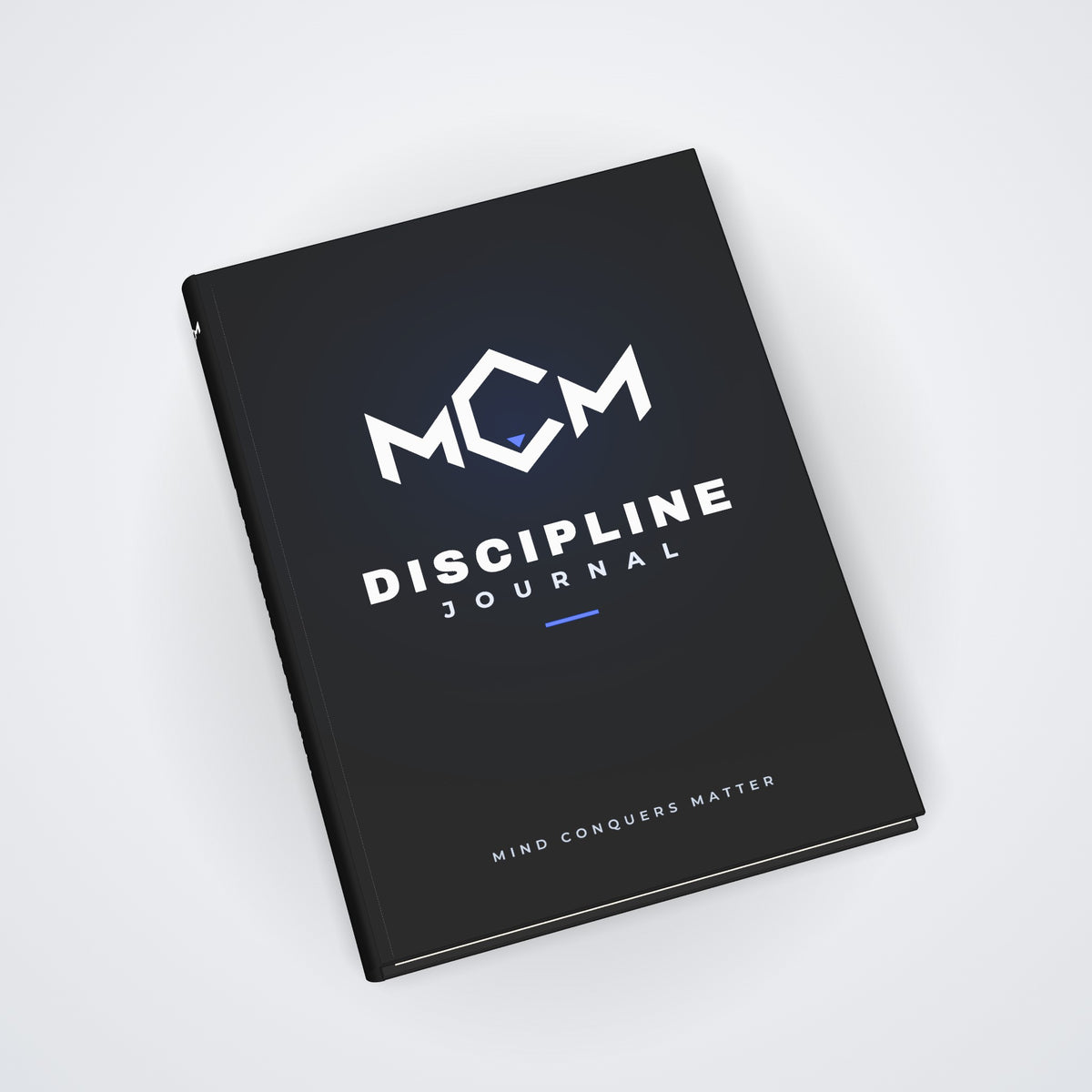 MCM Discipline Journal lying flat, front cover