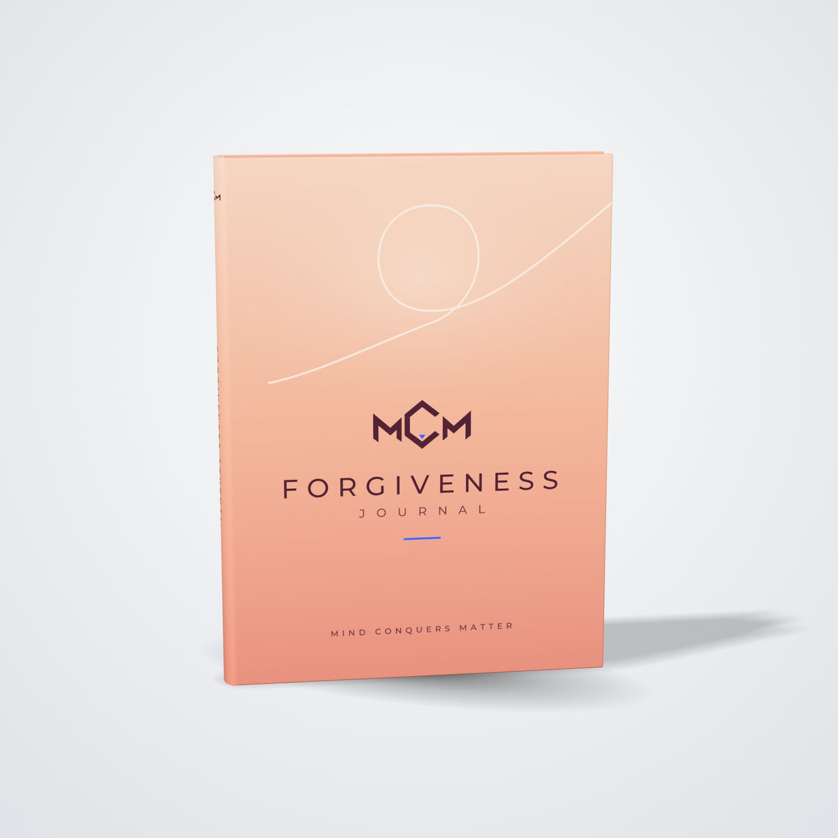 MCM Forgiveness Journal, warm sunrise peach hardcover