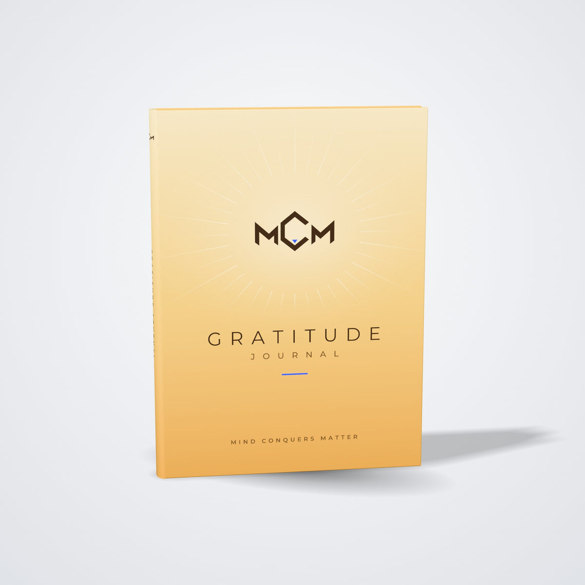 MCM Gratitude Journal, golden-hour hardcover