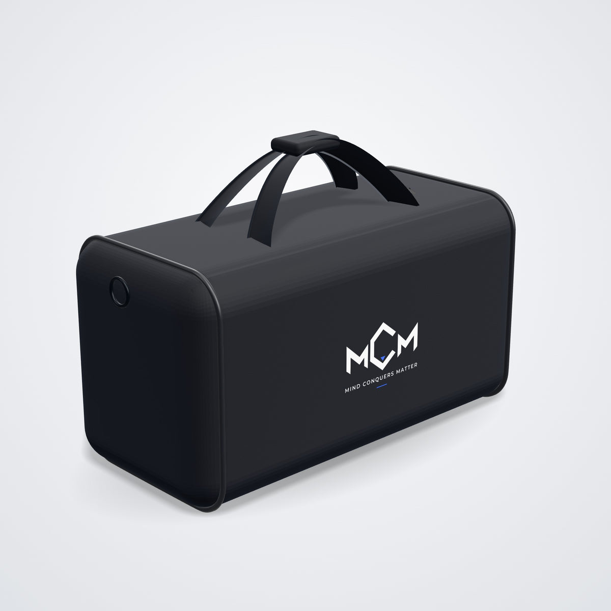 MCM Gym Bag, three-quarter view (3D render)
