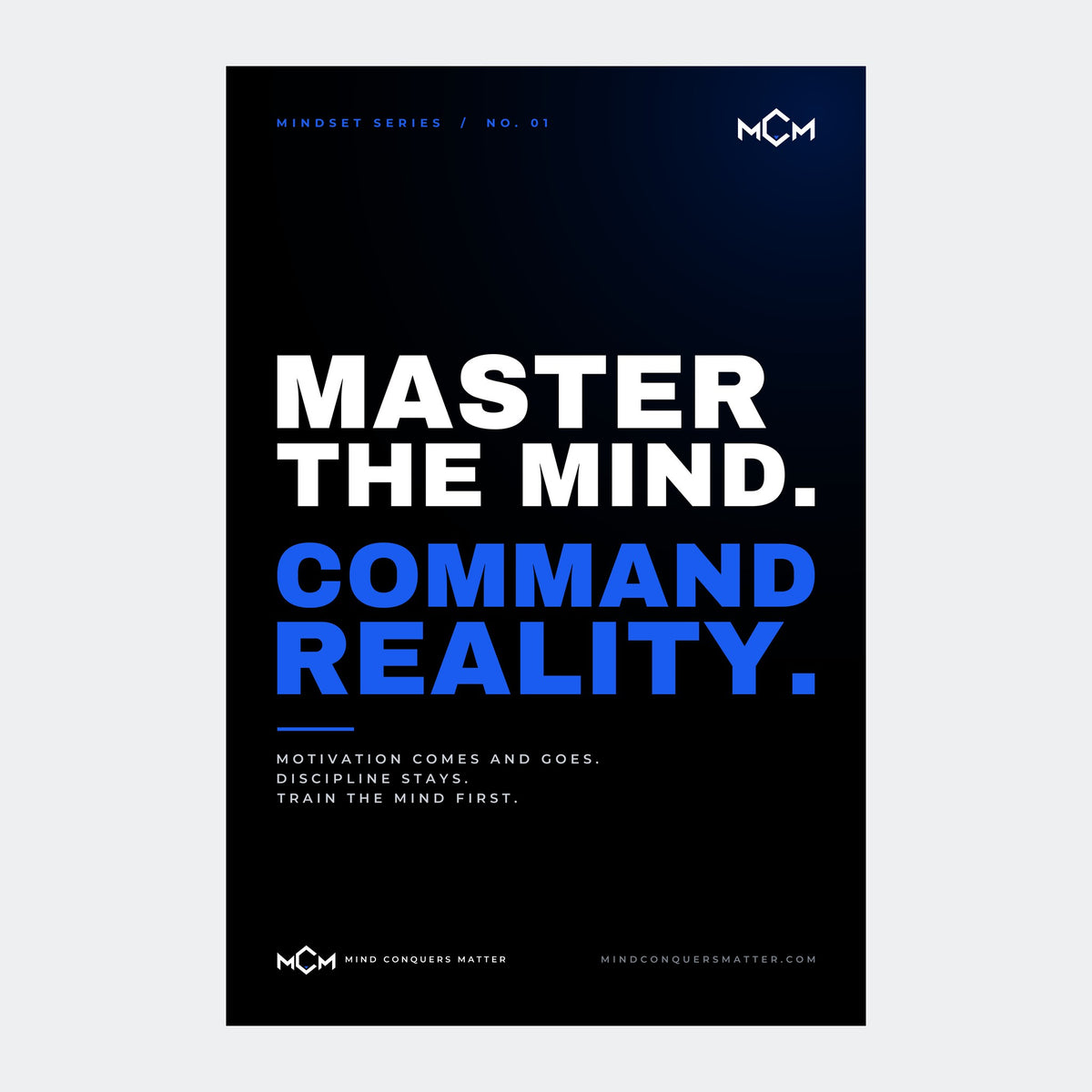MCM Master the Mind poster artwork: Master the mind. Command reality.