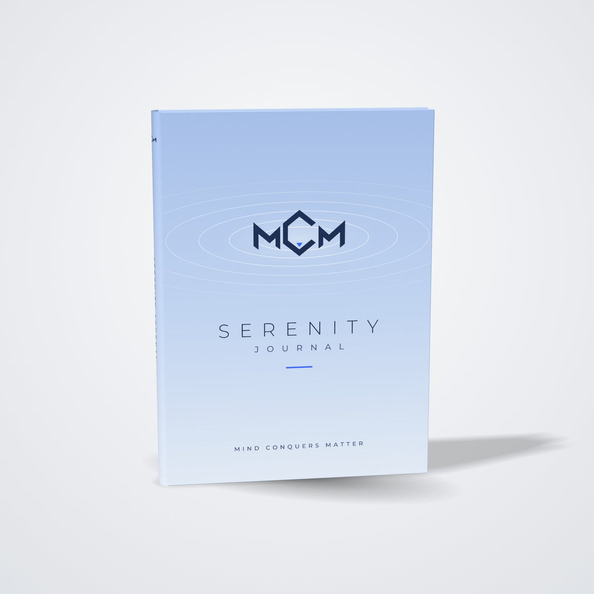 MCM Serenity Journal, soft blue hardcover