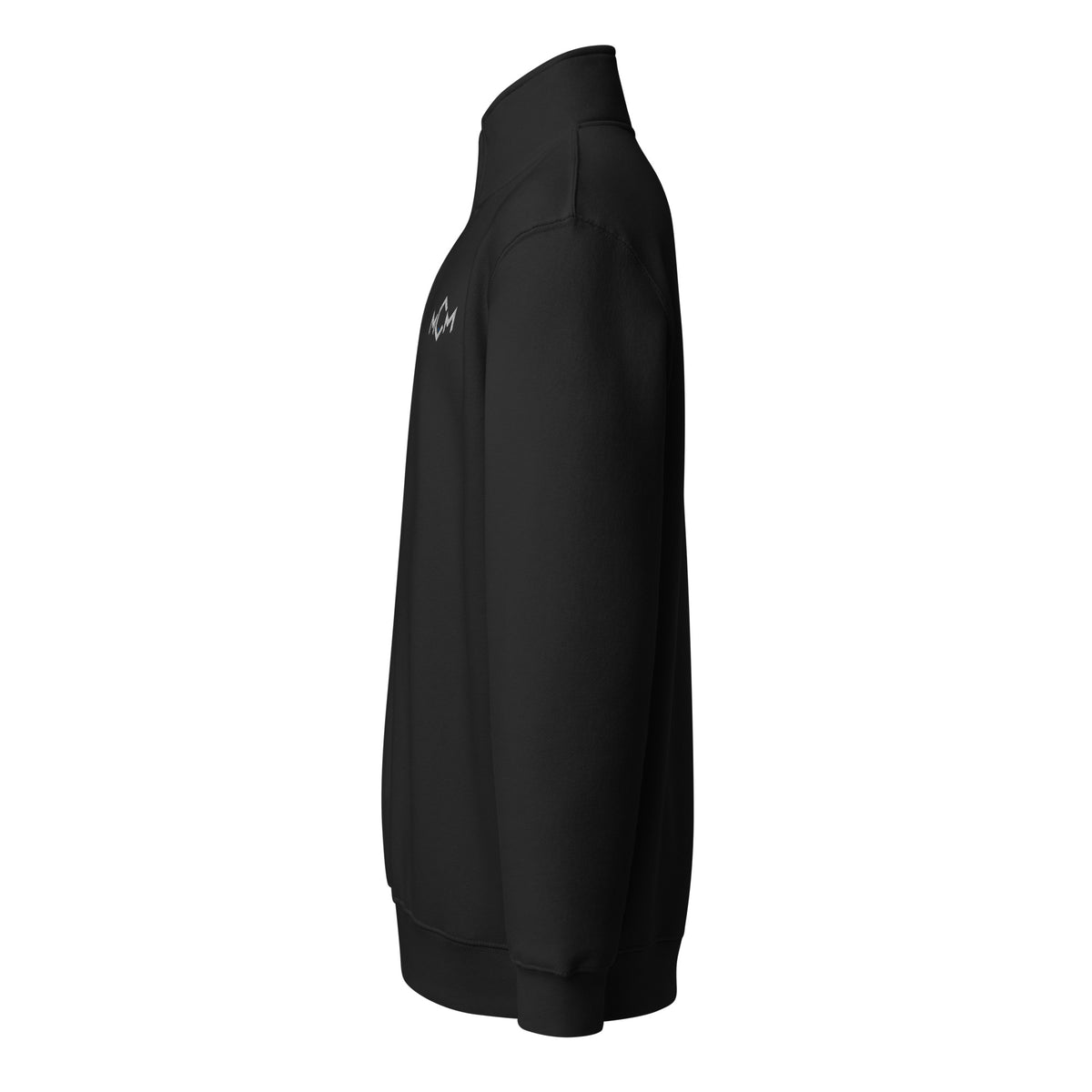 MCM Quarter-Zip in black, left side